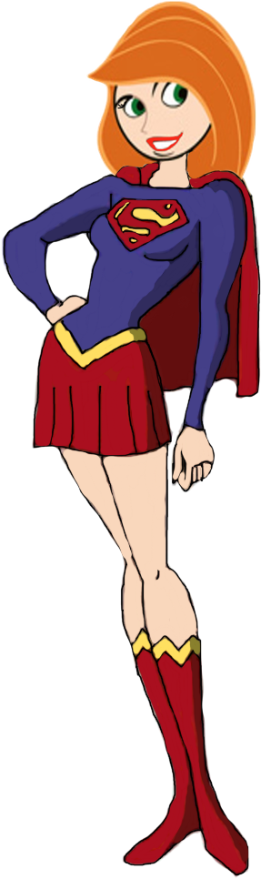 Kim Possible As Supergirl By Darthranner83 - Lois Griffin (466x992)