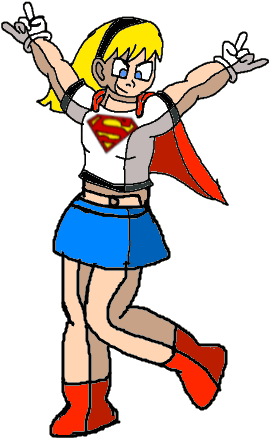 Supergirl Dancing The Para Para Boogie By Kaijuboy455 - Dance (286x458)
