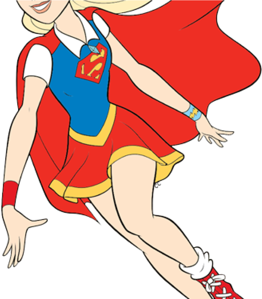 Supergirl Clipart Dc Super Hero Girls Clip Art Cartoon - Clip Art (1024x1024)