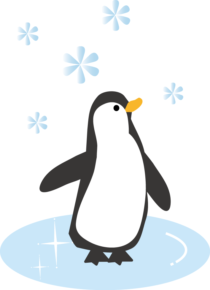 ブログの道 - 絵 ペンギン (708x977)