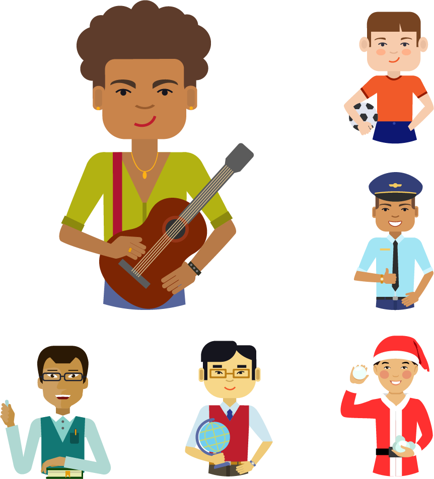 Profession Clip Art - Marco De Profesiones Png (862x952)