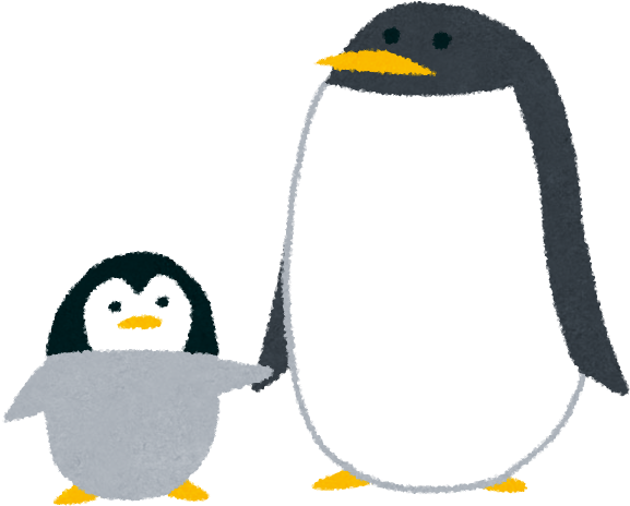 親子 動物 イラスト フリー (590x490)