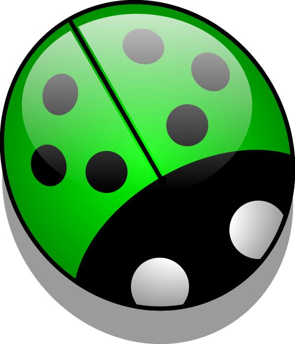 Large Ladybug Icon Clipart - Large Ladybug Icon Clipart (600x699)