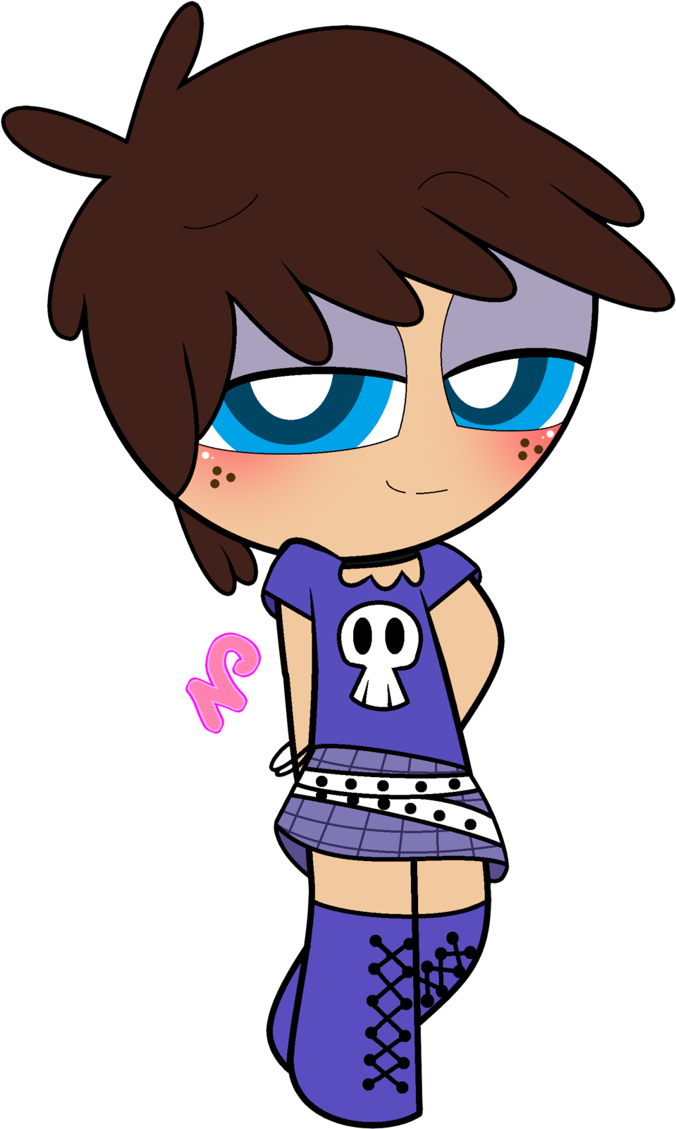 Luna In Ppg Style - Loud House Powerpuff Girls (1024x1652)