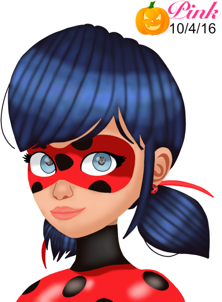 Ladybug Headshot By Cinnamonheartxoxo - Cartoon (774x1033)