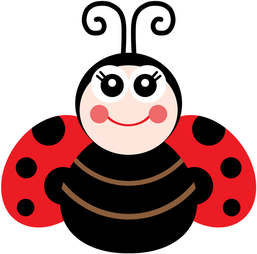 Joaninha - Minus - Clipart Joaninha (900x900)