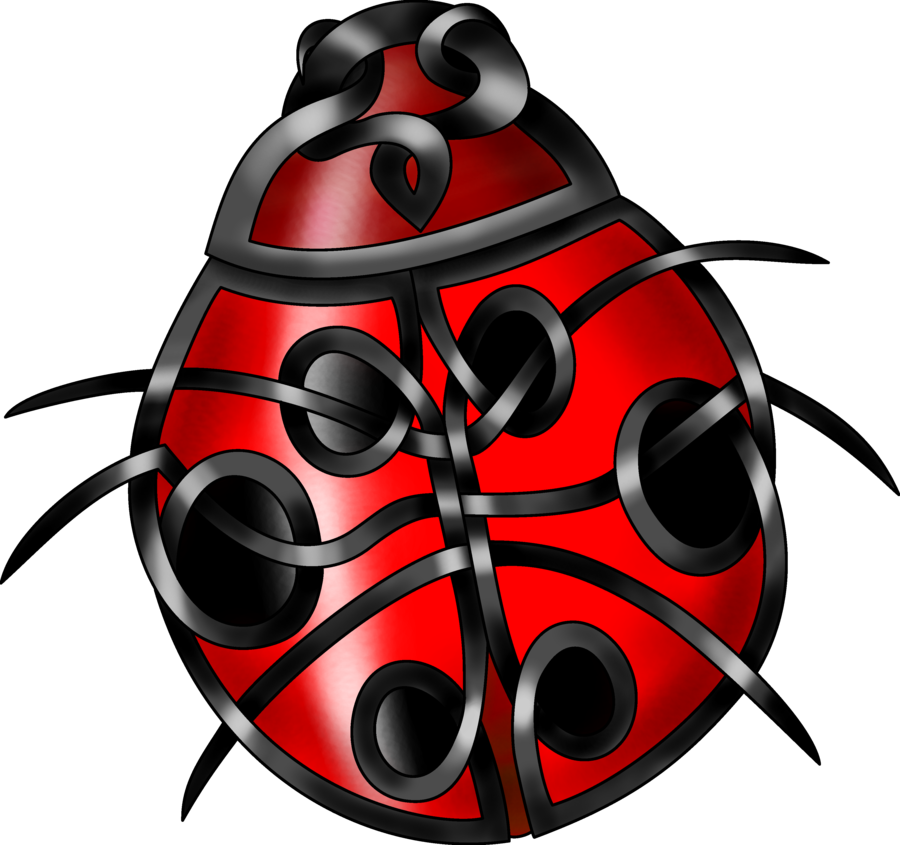 Celtic Knot Ladybug By Knotyourworld On Clipart Library - Celtic Knot (900x845)