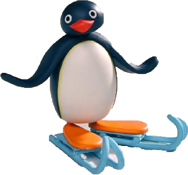 Pingu By Opnovastorm - Penguin Cartoon In Pogo (681x681)