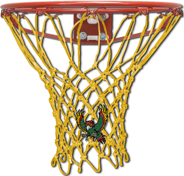 Freestate High School Gold Basketball Net - Krazy Netz Numberz Basketball Net (600x573)