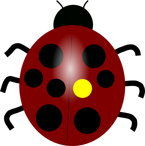Pink Ladybug Clip Art At Clkercom Vector Online Royalty - Lady Bird Clip Art (594x600)