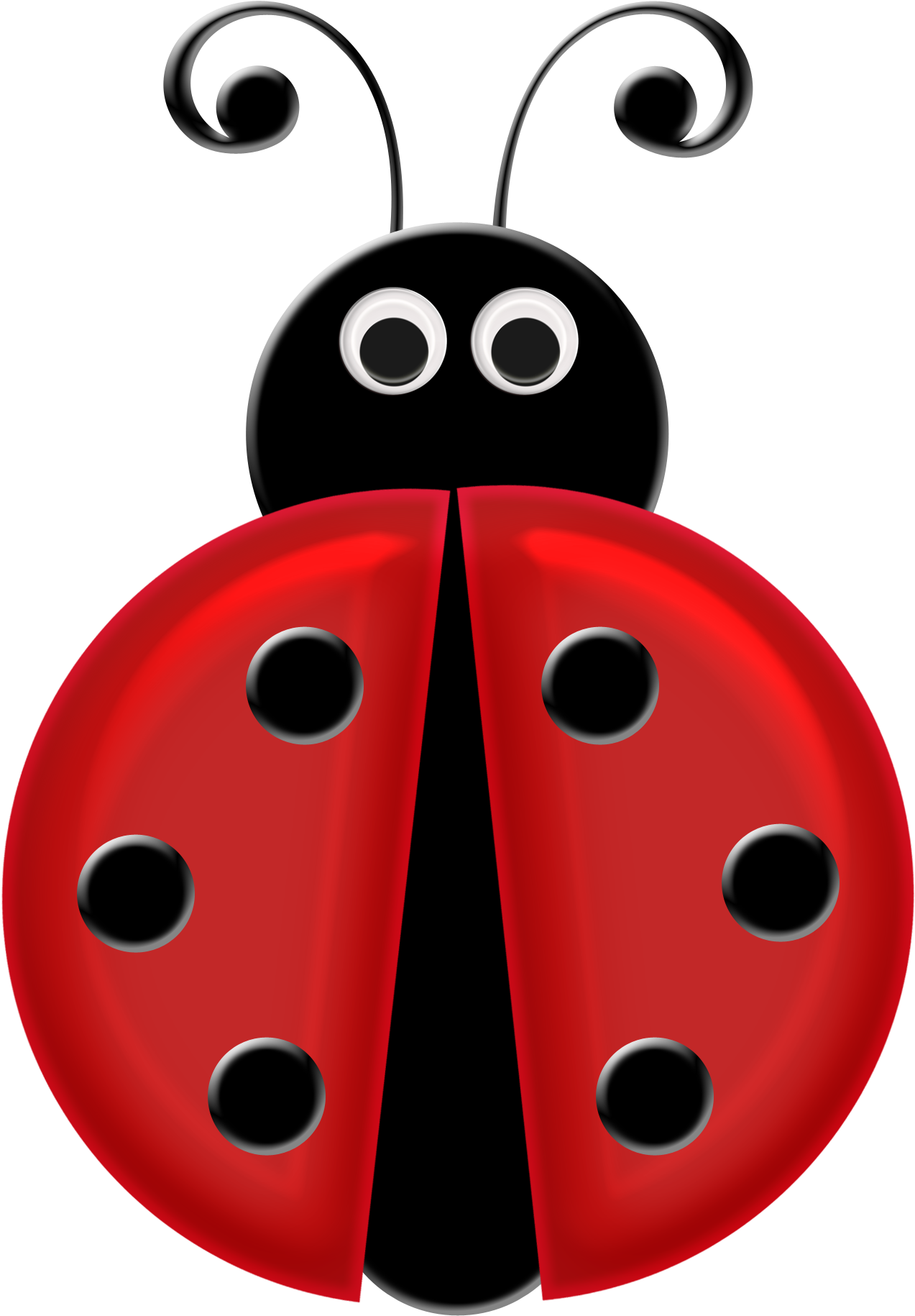 Ladybug * - Ladybug Clipart (1356x1934)