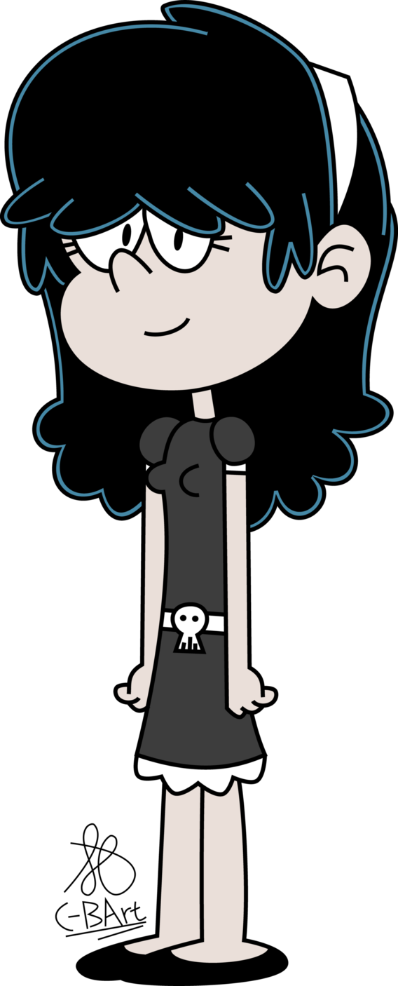 Lucy Loud By C-bart - Loud House Lucy Loud 16 (568x1406)