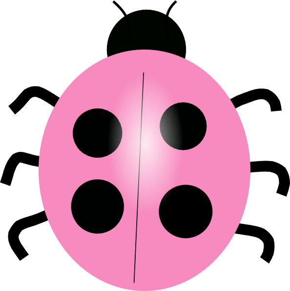 Ladybug Clip Art - Clipart Pink Ladybug (594x598)