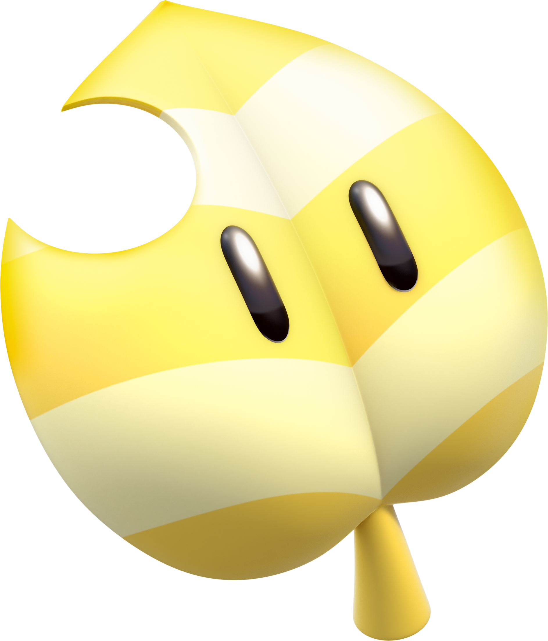 Mario Clipart Smiling Star - Mario 3d World Invincibility Leaf (1886x2209)