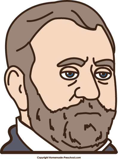 Ulysses S Grant Cartoon Drawing - Ulysses S Grant Cartoon Drawing (395x529)