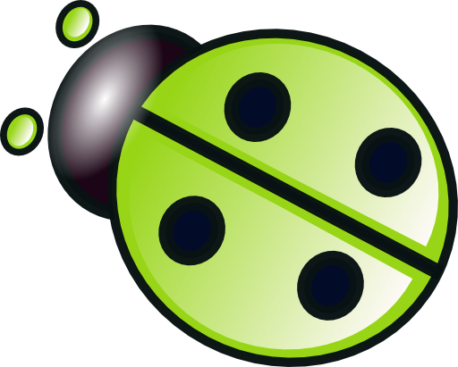 Green Ladybug - Clip Art Lady Bug Green (512x411)