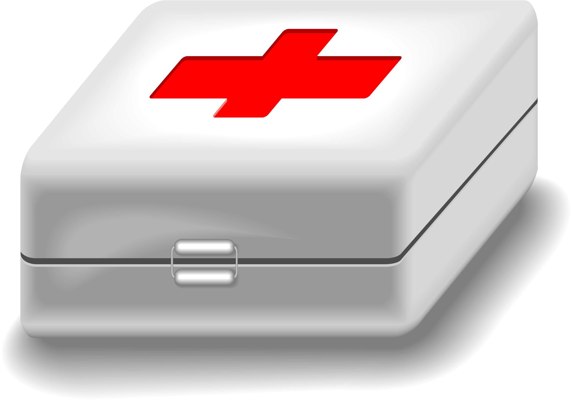 Medical Kit Clipart - First Aid Kit Animated (2400x2400)