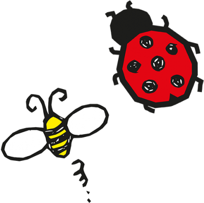 Bumblebees And Ladybirds - Bigtime Signs Dry Erase Bigtime Magnetic 12 X 16" Refrigerator (495x400)