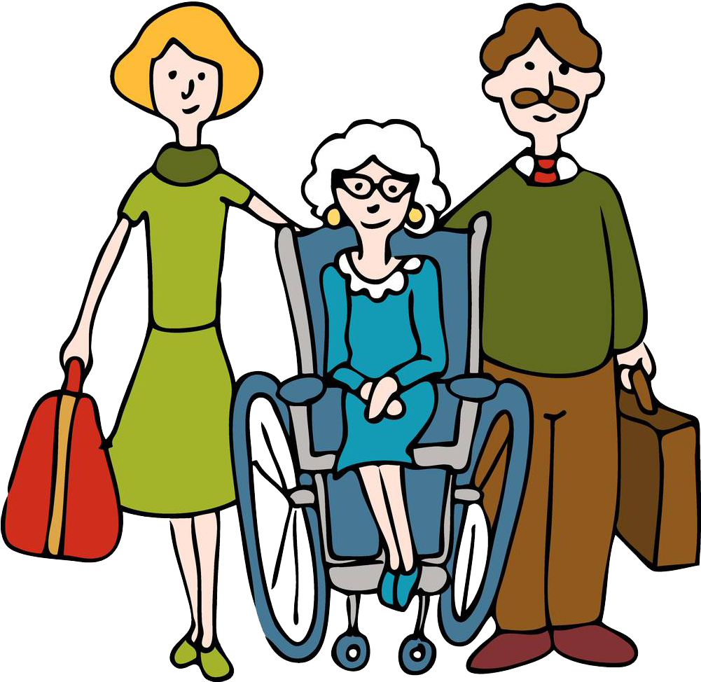 Nursing Home Care Old Age Home Home Care Service Clip - Nursing Home Care Old Age Home Home Care Service Clip (1000x1000)