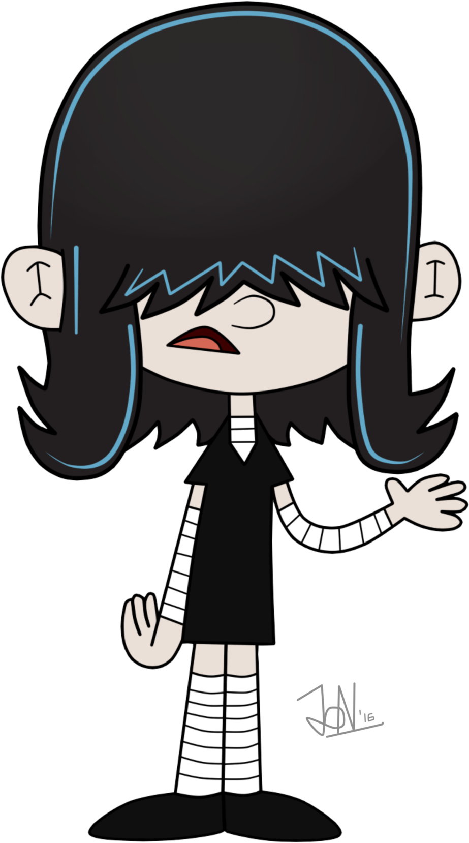 Lucy Loud As Mikoto Urabe By Assassinj2 On Deviantart - Lucy Loud (1024x1759)