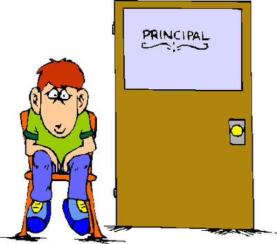 Principals Office Clipart - Getting Sent To The Principal's Office (400x353)