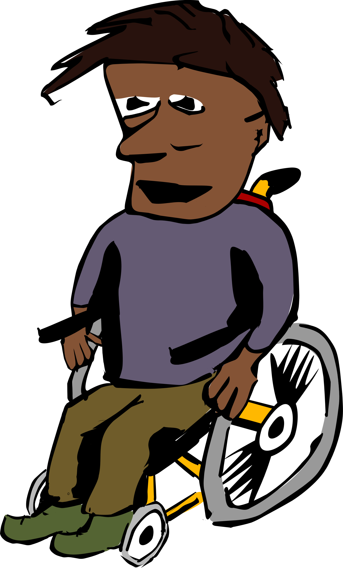 Man In A Wheelchair - Man In A Wheelchair (1450x2400)