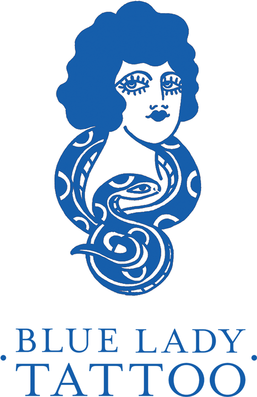 Blue Lady Melbourne - Blue Lady Tattoo (566x888)
