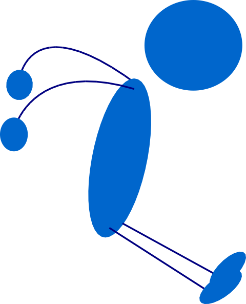 Stickman Jump Svg Clip Arts 480 X 593 Px - Stick Person Jumping (480x593)