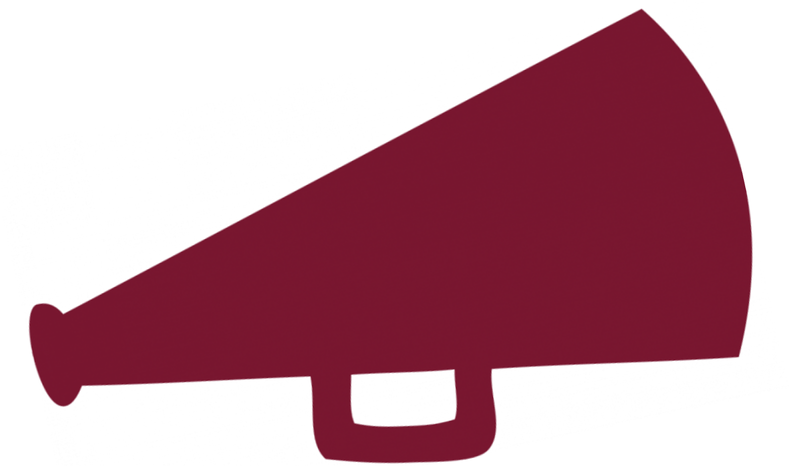 Megaphone Tag Question Cheerleading Information - Cheerleading Megaphone Png (1600x938)