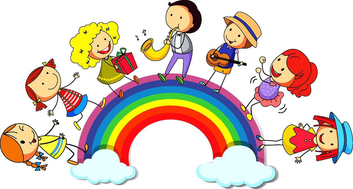 Rainbow Child Royalty-free Illustration - School On Wheels Inc. (1200x644)