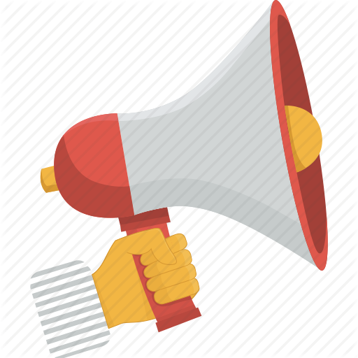 Megaphone Png Megaphone Png Megaphone Png Megaphone - Hand Megaphone Png (512x512)