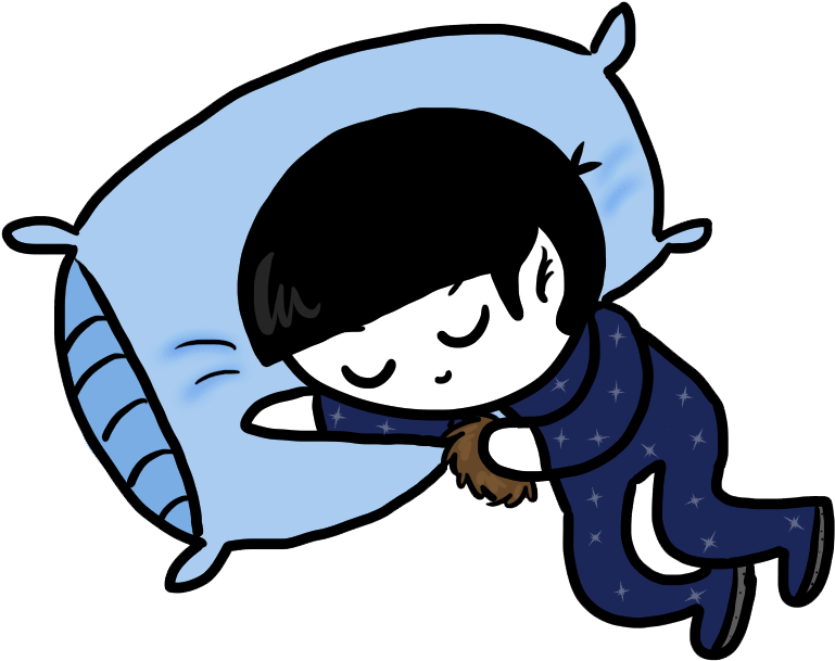 Sleepy Spock In The Pillow Zone By Chazzyllama On Clipart - Sleepy Png (839x768)