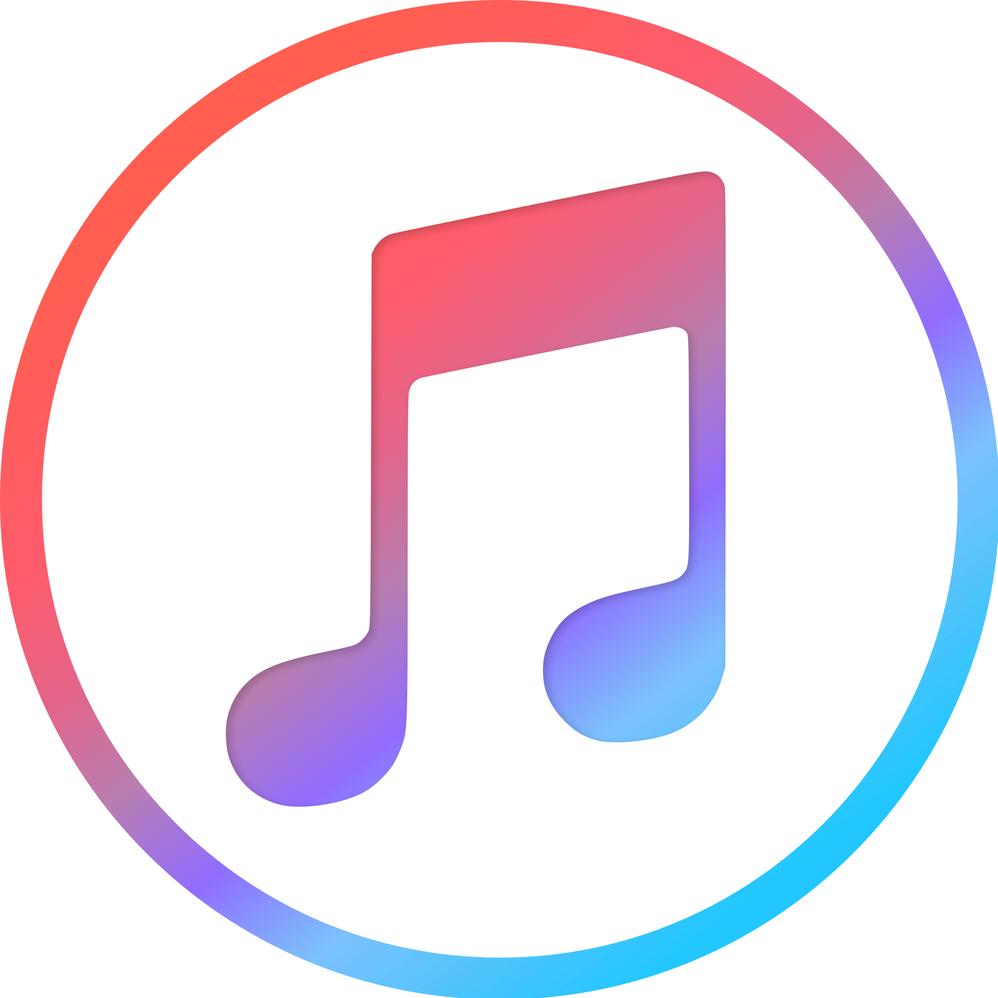 Download Itunes Free Latest Version Itunes Logo - Everglades Alligator Farm (2000x2000)