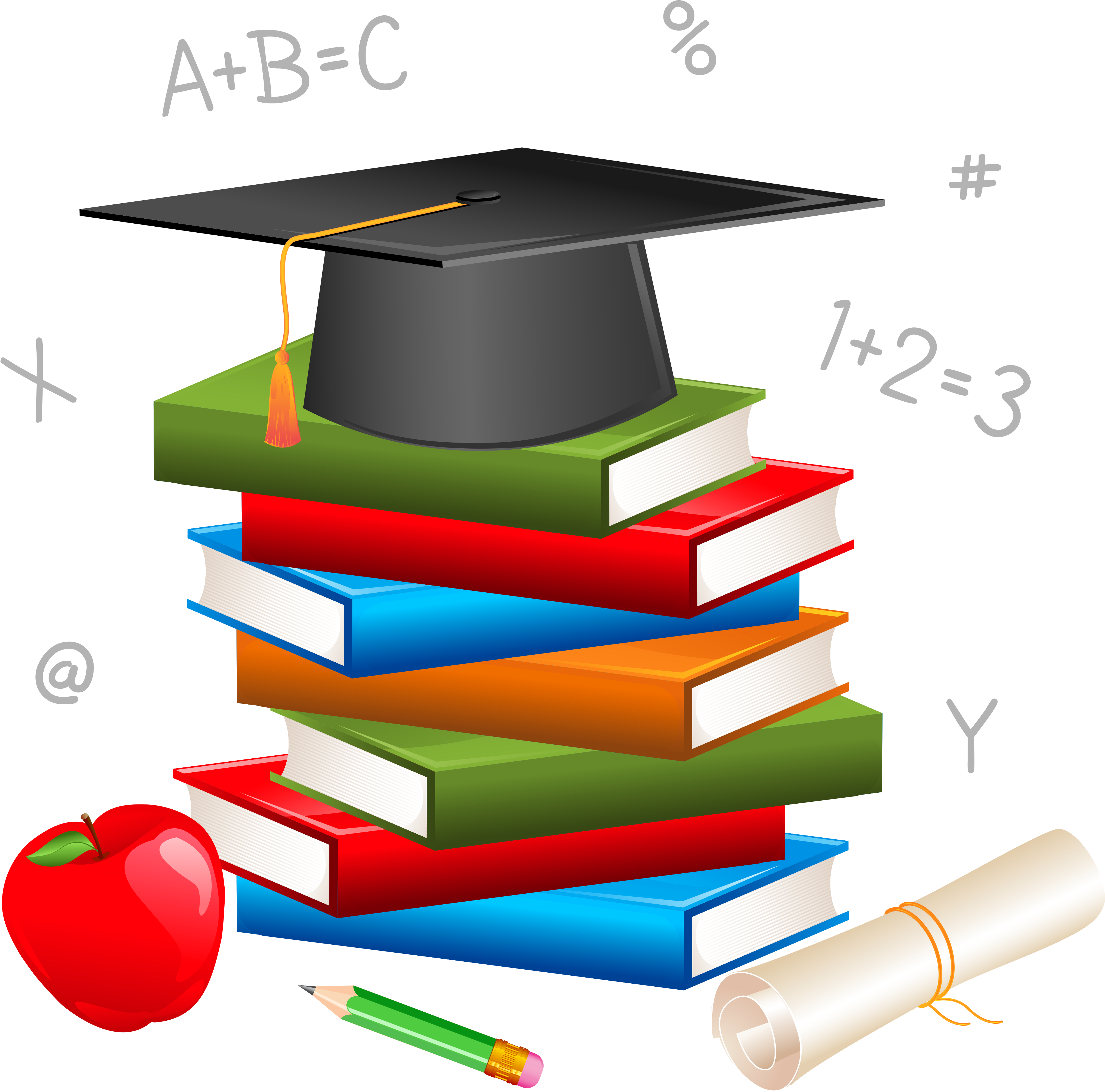 School Decor Png Picture - School Png (4170x4088)