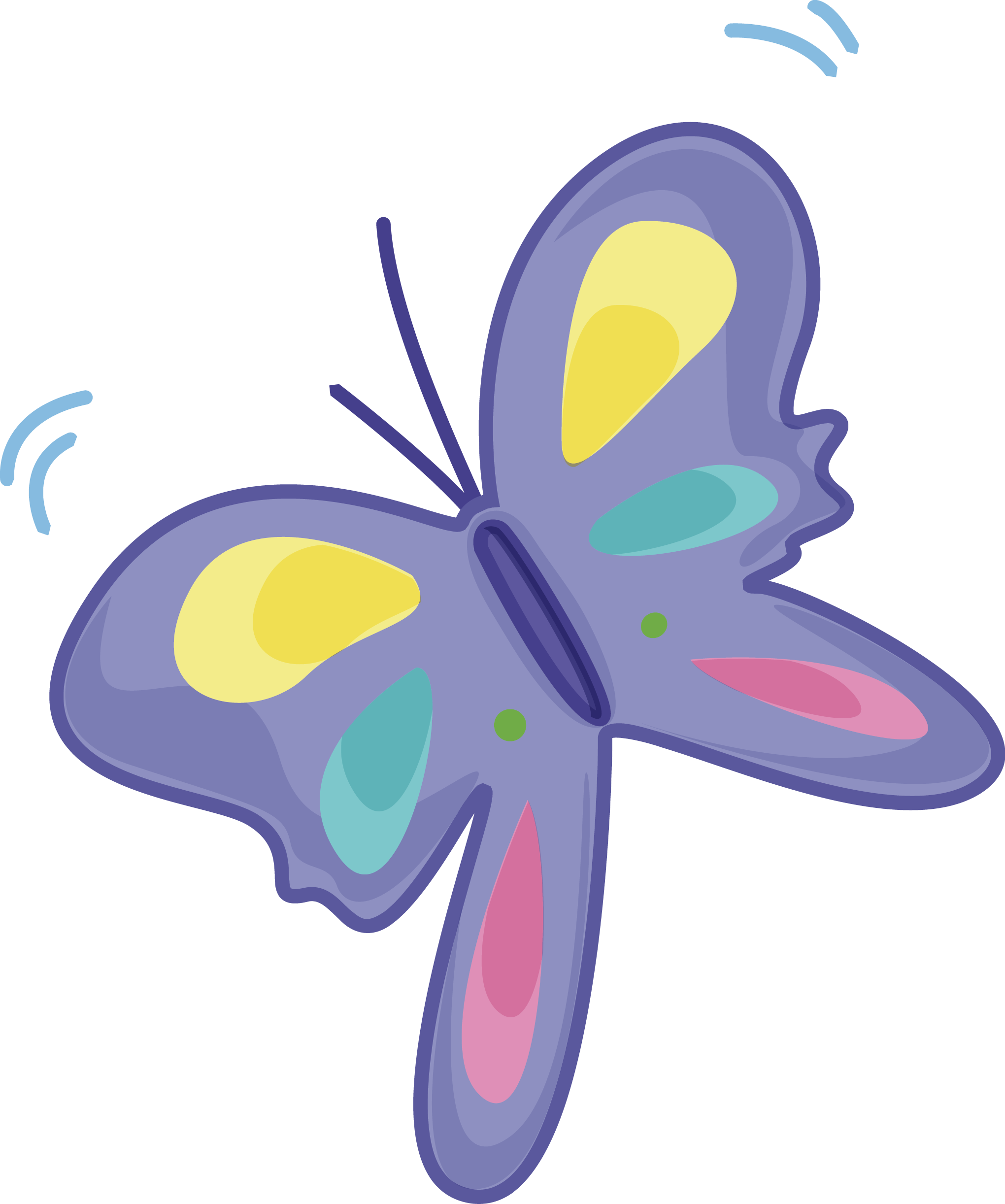 Butterfly Moth Cartoon Clip Art - Butterfly Moth Cartoon Clip Art (2040x2444)