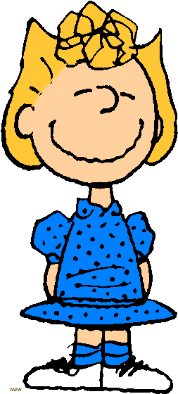 September Peanuts Gang Clipart 1 Updated - Sally From Charlie Brown (273x570)