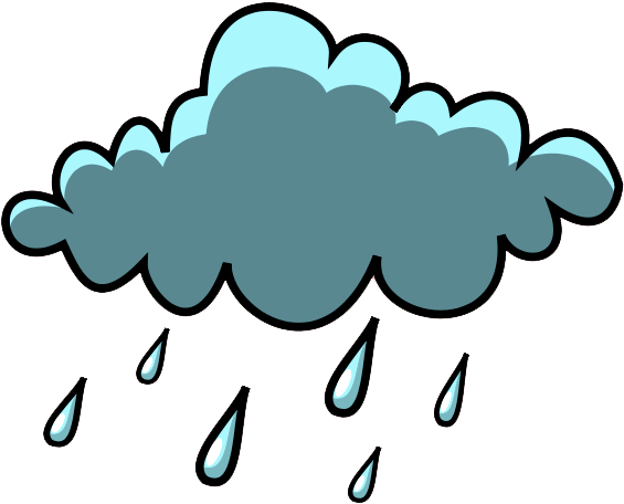 Cloud Clipart Rain Cloud - Rain Cloud Clipart (640x480)