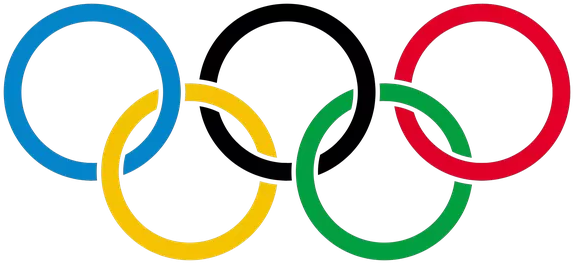 It's A Beautifully Proud Logo, Instantly Recognizable - Olympic Flag And Torch (602x292)