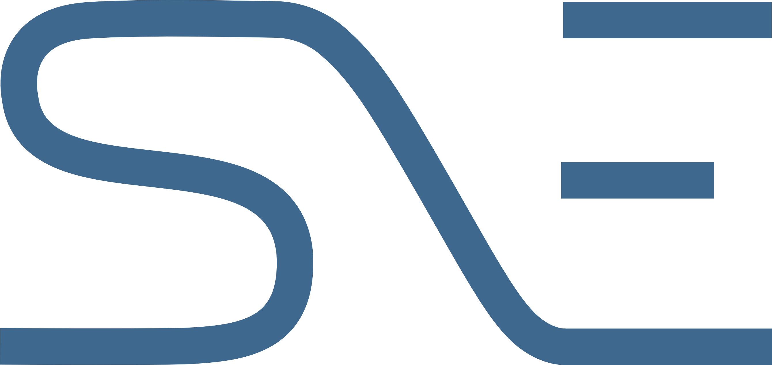 Logo Sne/logo Sne Blue - Logo Flat Png (2681x1268)