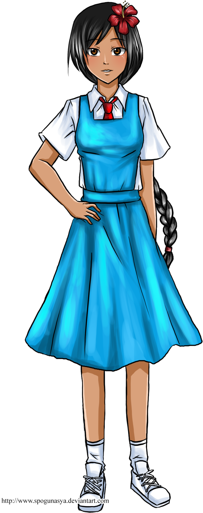 Hetalia - Malaysian Student Uniform (1024x2199)