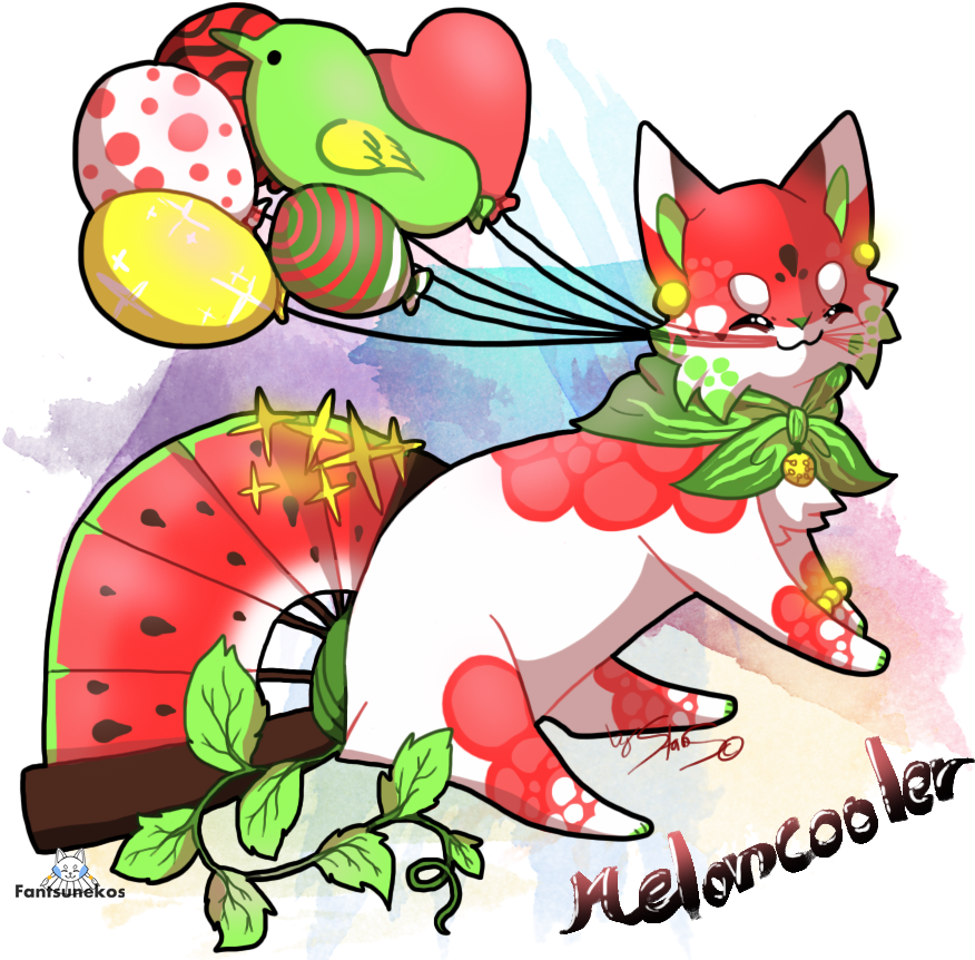 Fantsuneko Of The Month - Cartoon (886x886)