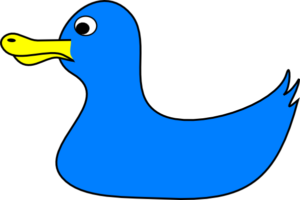 Blue Duck Clip Art At Clker - Herb (600x399)