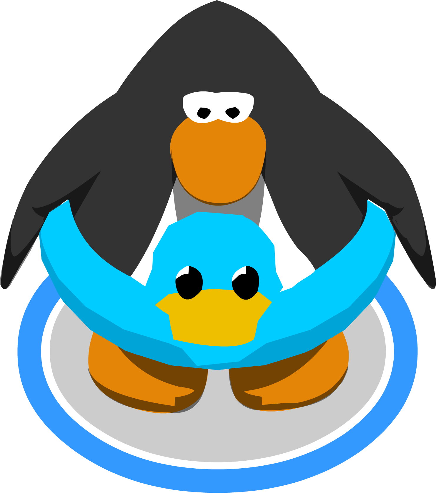 Игра на картине с пингвинами. Аватар Пингвин на почту. Club Penguin avatar. Blue Duck.