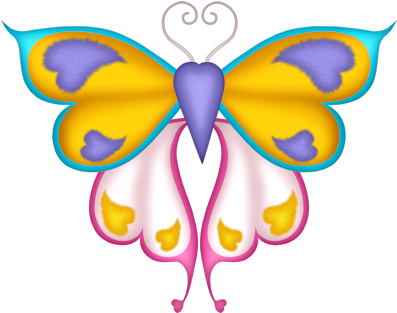 Clipart Butterfly - Clip Art (400x336)