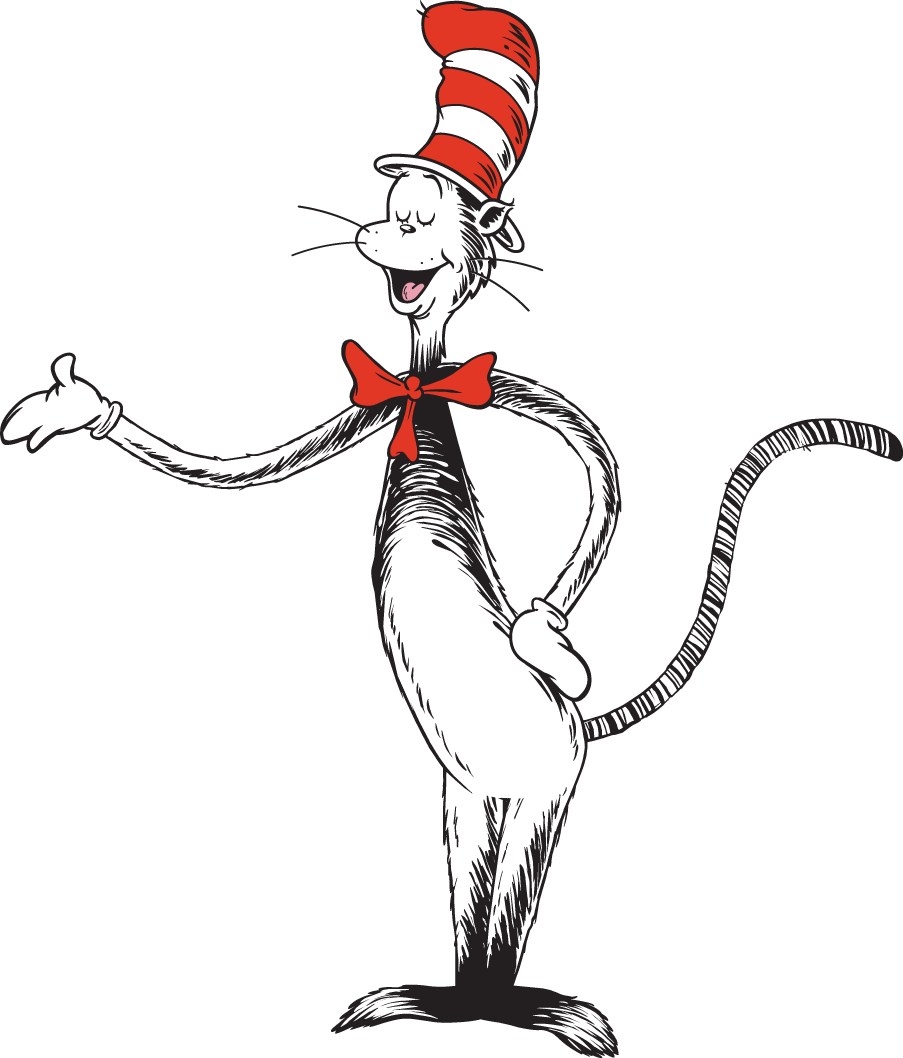 Seuss Scavenger Hunt - Cat In The Cat (903x1058)