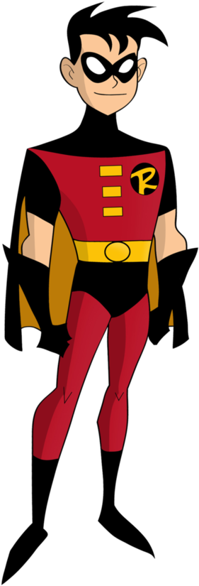 Robin By Dawidarte - Batman The Animated Series Robin - (703x1136) Png  Clipart Download