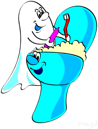 Geist Beim Zähneputzen - Tooth Brushing (360x480)