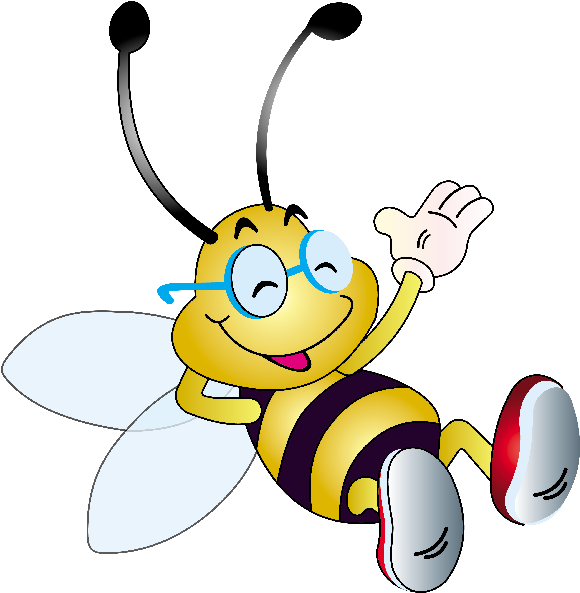Clip Art - Honey Bee Images Cartoon Png (600x600)