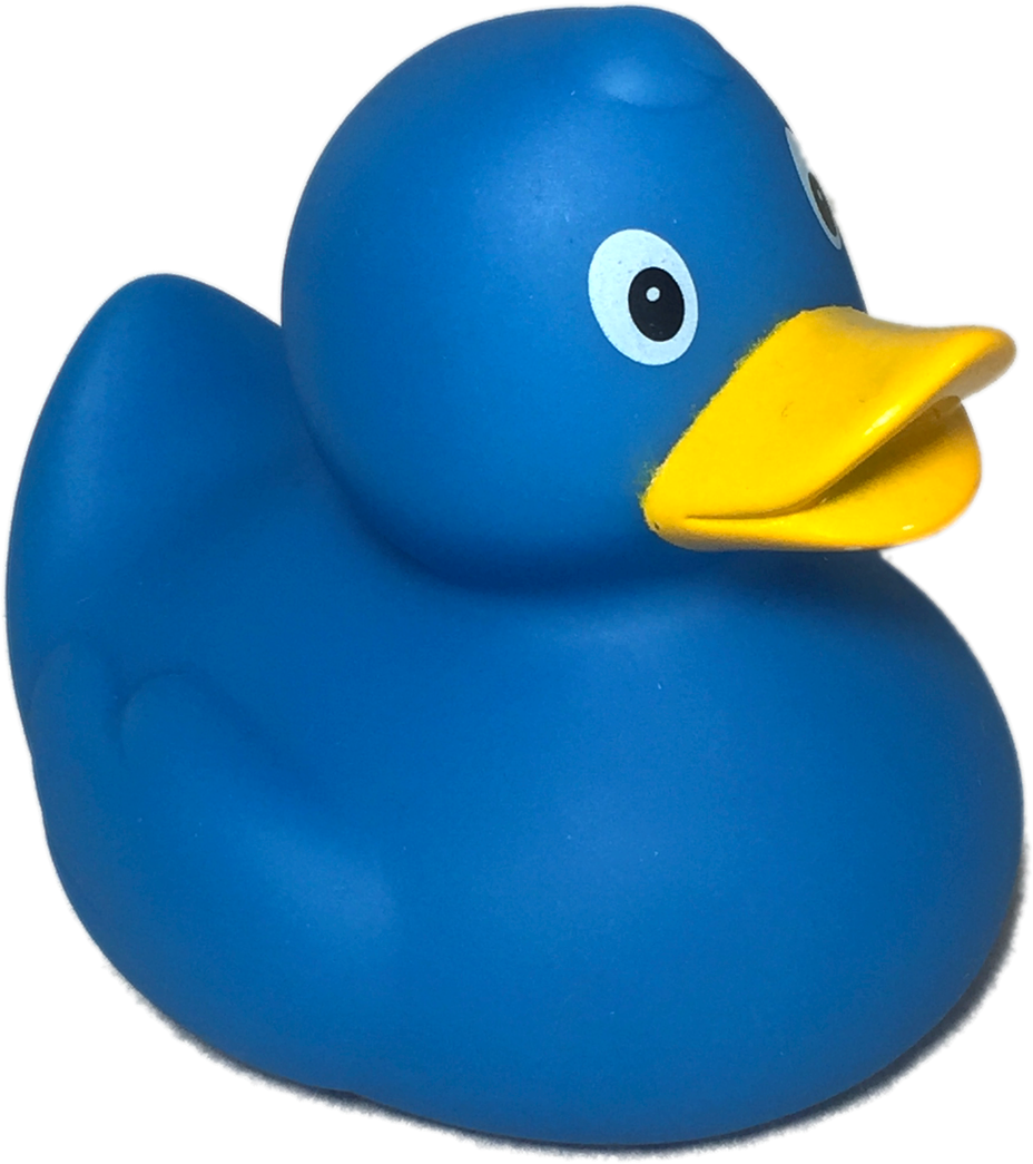 Blue Rubber Duck Png (1280x1280)