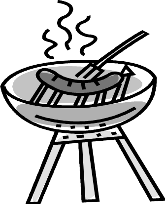 Have A Gunny Sack Race, Three Legged Race, Egg On A - Grill Clipart (335x413)